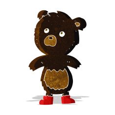 cartoon cute little bear N2