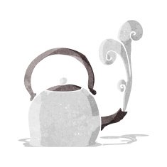 cartoon old kettle N2
