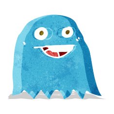 Cartoon Ghost N118