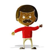 cartoon dad waving N2