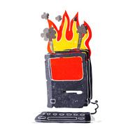 cartoon old computer N7