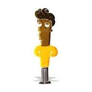 cartoon bored man N12
