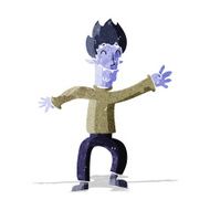 cartoon happy vampire man N5
