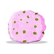 pink cookie cartoon N2