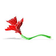 cartoon daffodil flower