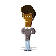cartoon jaded man N4