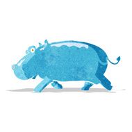 cartoon hippopotamus N5