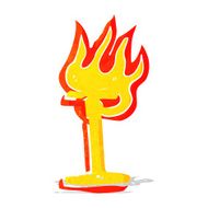 cartoon flaming letter N27