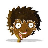 cartoon crazy excited woman N2