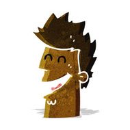 cartoon happy man N94