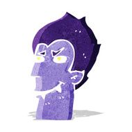 cartoon vampire face N5