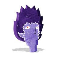 cartoon vampire face N6
