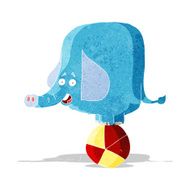 Cartoon Circus Elephant N8