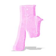cartoon pair of pink pants