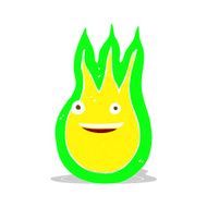 cartoon friendly fireball N3