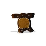 cartoon black bear body