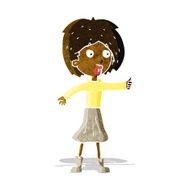 Cartoon Woman N26