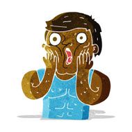 cartoon shocked gym man N4