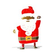 cartoon angry santa claus N3