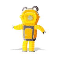 cartoon deep sea diver N6