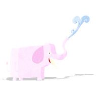 cartoon happy elephant N4