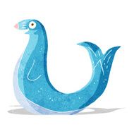 cartoon happy seal N4