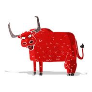 cartoon hairy cow N2