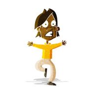 cartoon panicking man N5