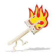 cartoon devil fork N6