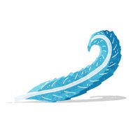 Cartoon Feather N13