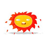 cartoon sad sun N2