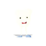 cartoon happy tooth N10