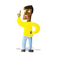 cartoon man with complaint N2