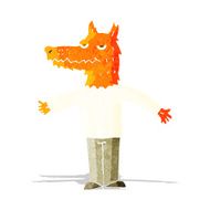 Cartoon Wolf N73