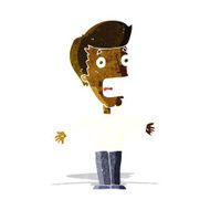 cartoon screaming man N9