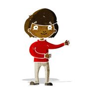 cartoon happy person N8