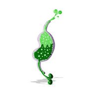 cartoon bubbling stomach N2
