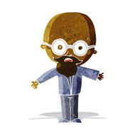 cartoon genius scientist N9