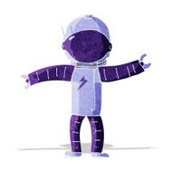 Cartoon Astronaut N41