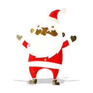 cartoon happy santa claus N6
