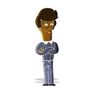 cartoon annoyed man N17