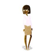 cartoon pretty businesswoman N2