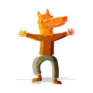 cartoon fox man N9