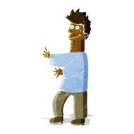 cartoon happy man N101