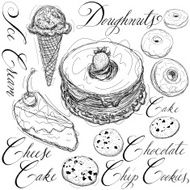 Dessert sketches
