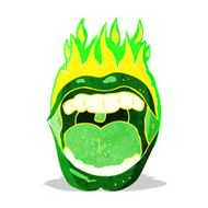cartoon halloween mouth N2