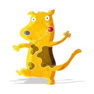 cartoon happy dog N17