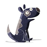 cartoon happy dog N18