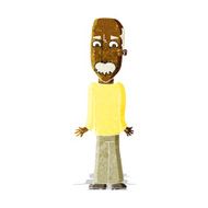 cartoon dad shrugging shoulders N2
