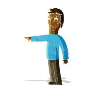 cartoon angry man pointing N2